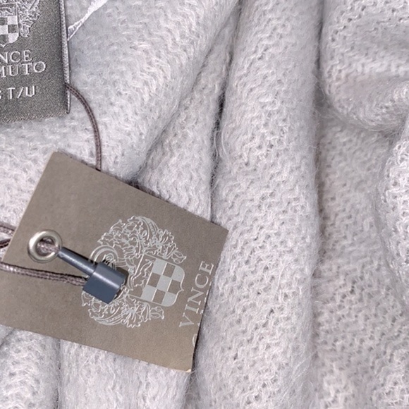 Vince Camuto one size soft grey knit sweater cardigan new with tags - Picture 5 of 6